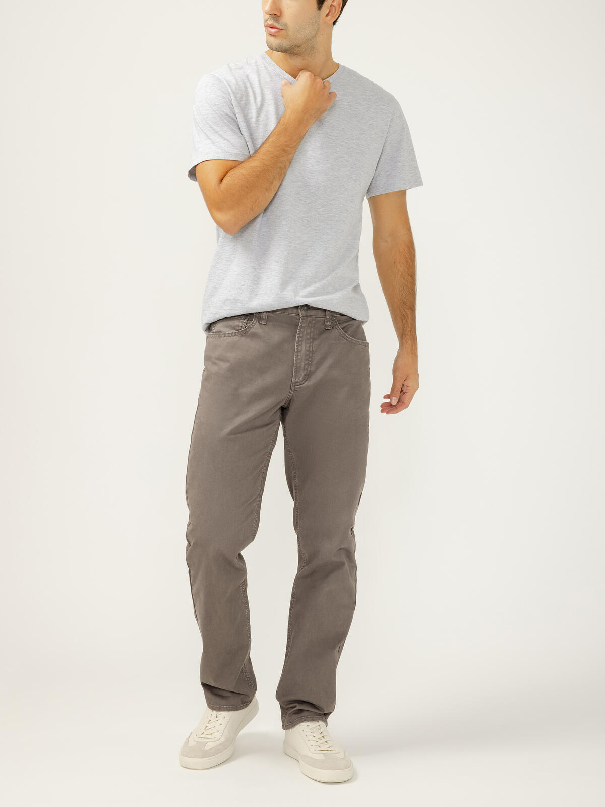 Eddie Relaxed Fit Slim Straight Leg Essential Twill Pants image number 0